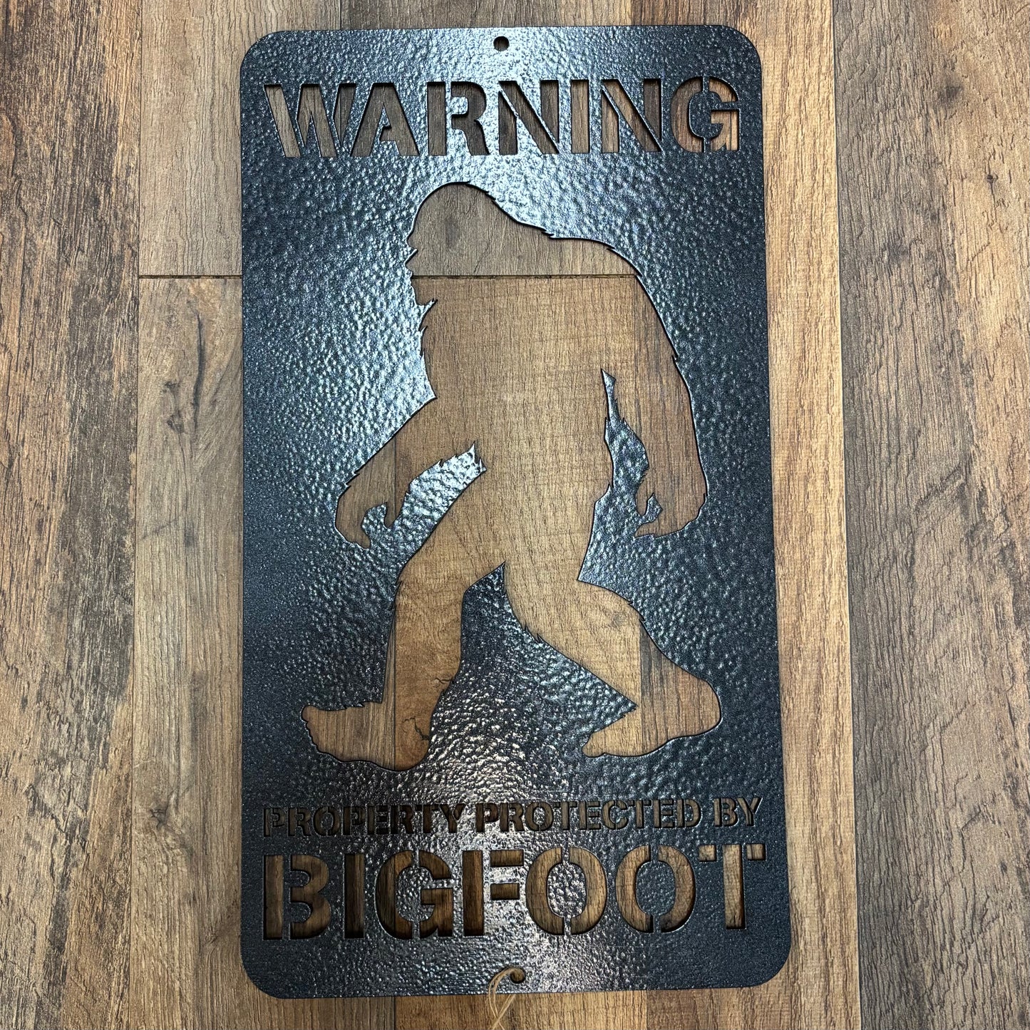 Bigfoot Stencil Sign