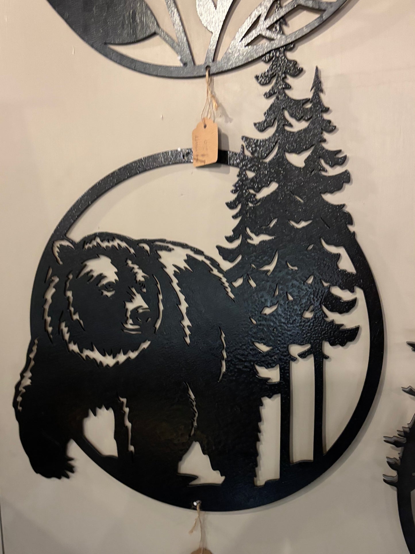 Bear Round Wall Art