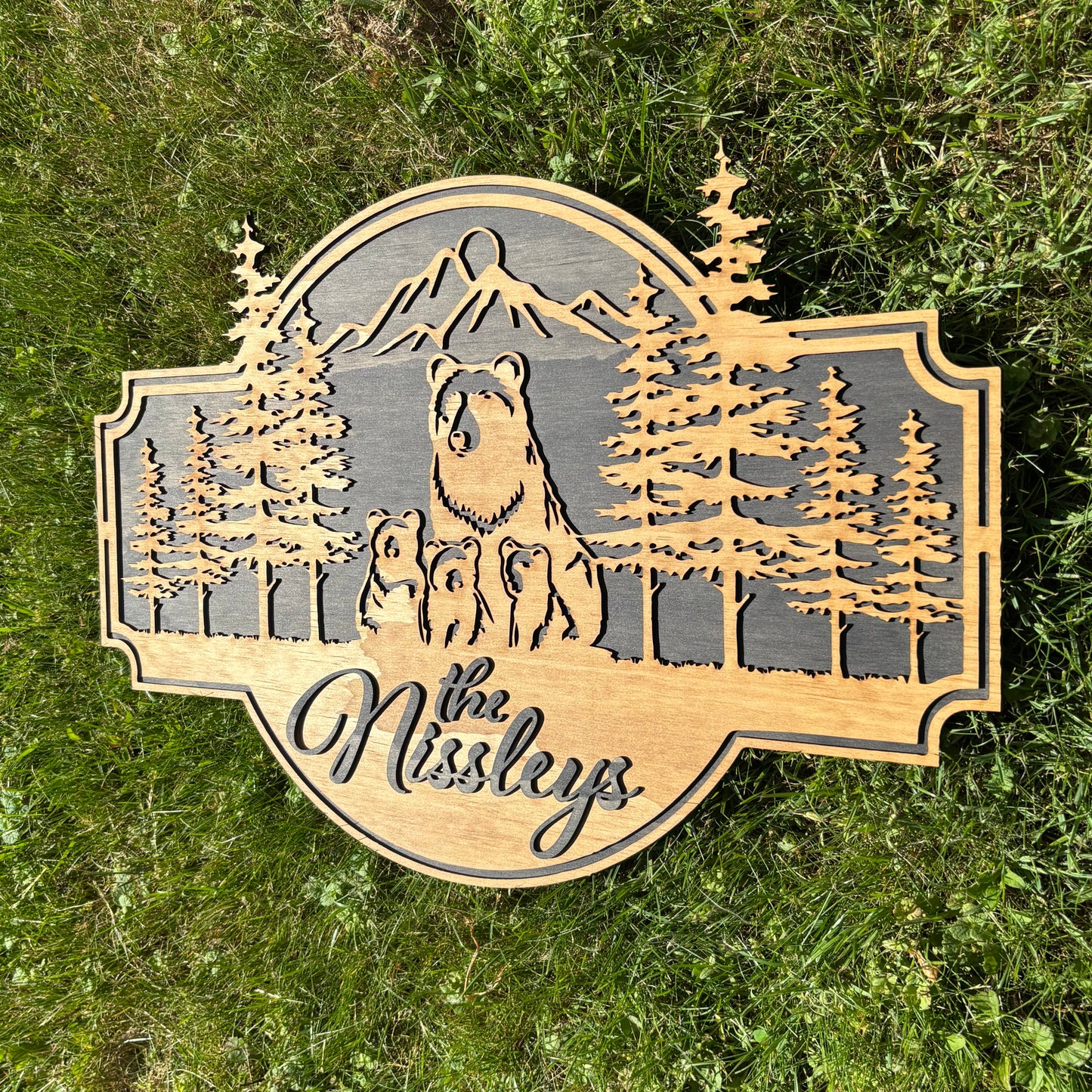 Customizable Bear Wall Art