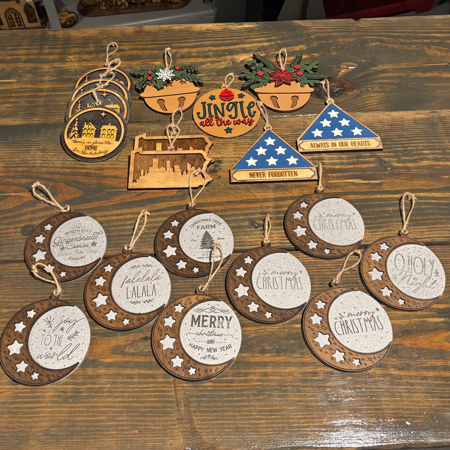 Miscellaneous Ornament Set - 20 pack