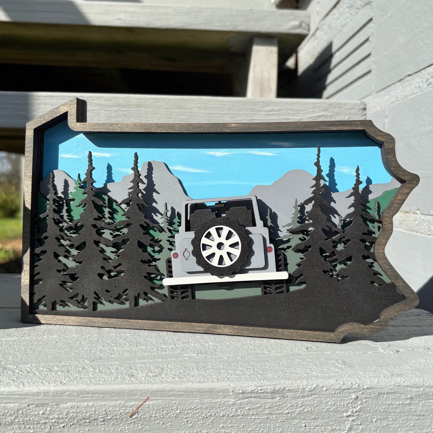 Off Road Scene - Small (Gray)