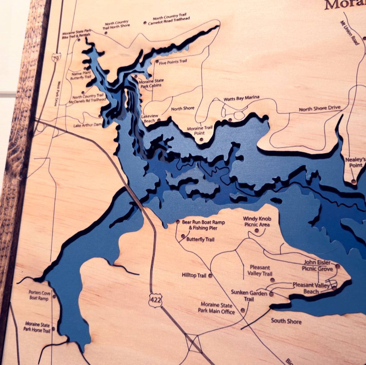 Lake Arthur Map