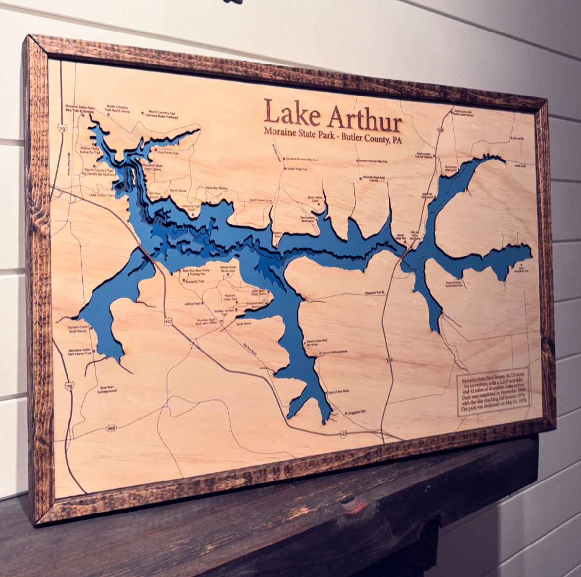 Lake Arthur Map