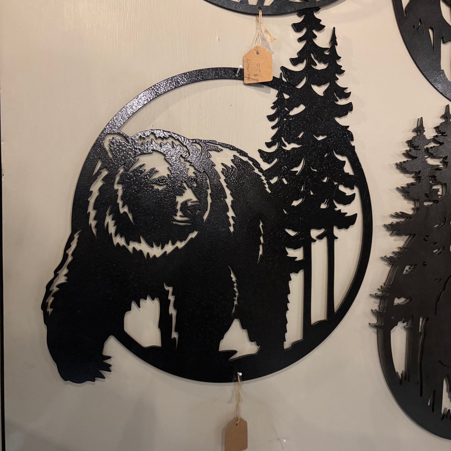 Bear Round Wall Art