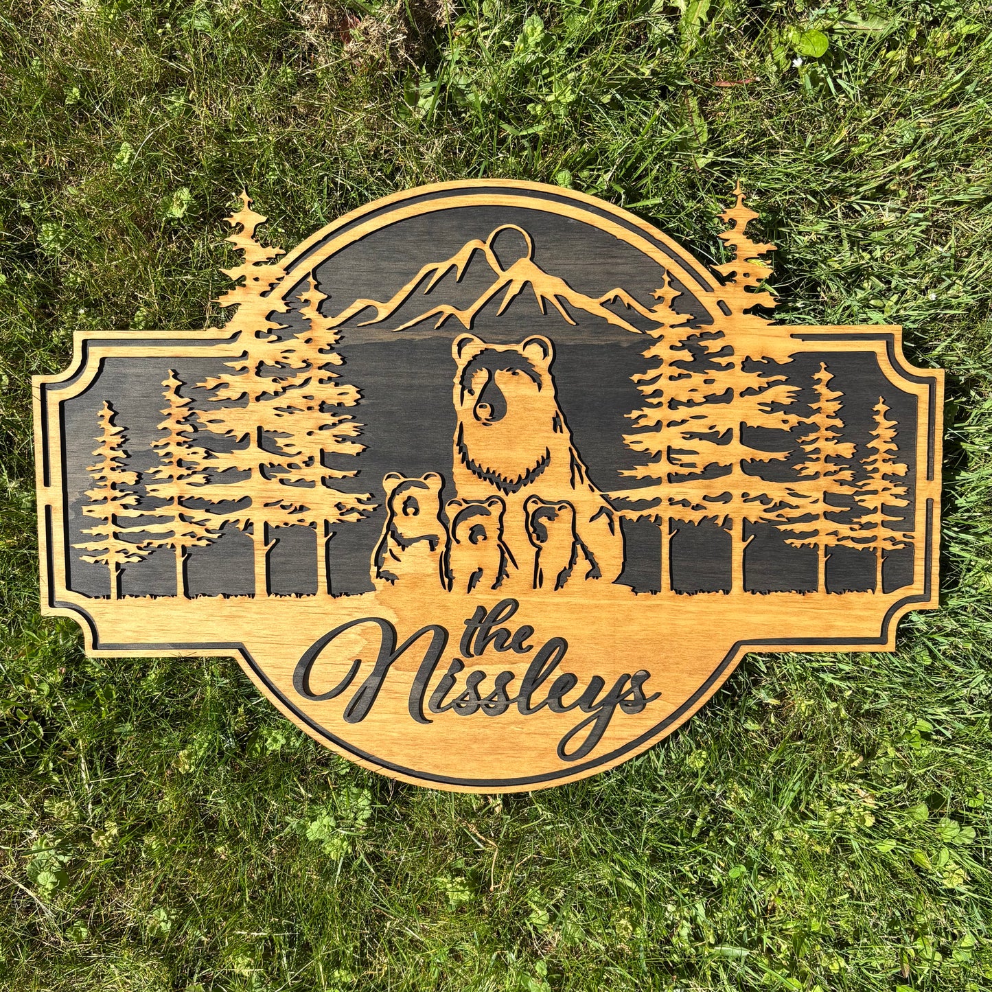 Customizable Bear Wall Art