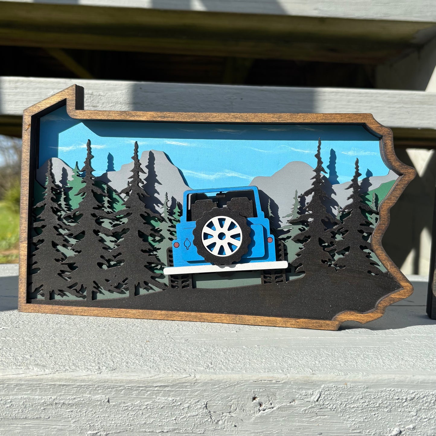Off Road Scene - Small (Blue)