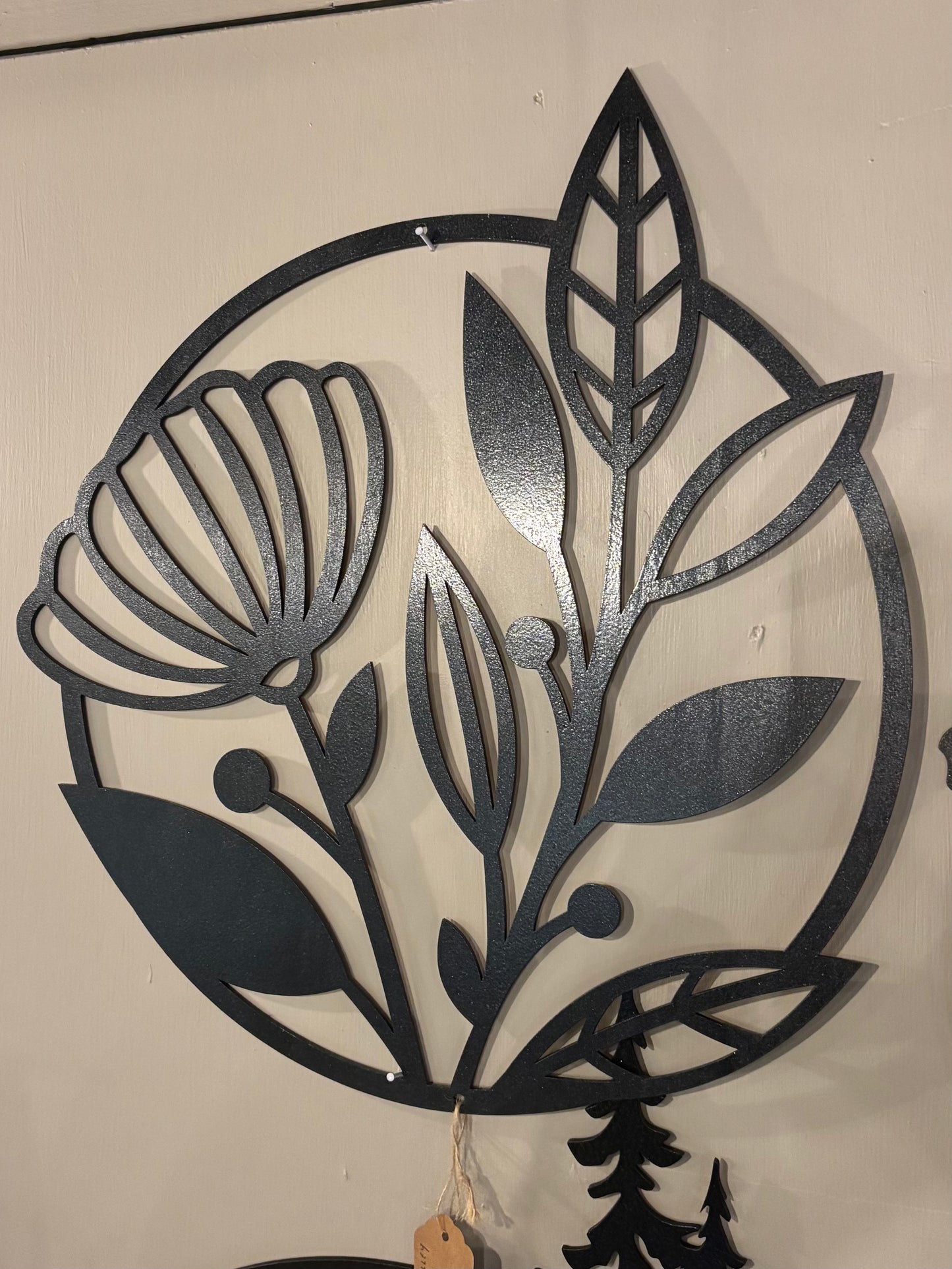 Flower Round Wall Art