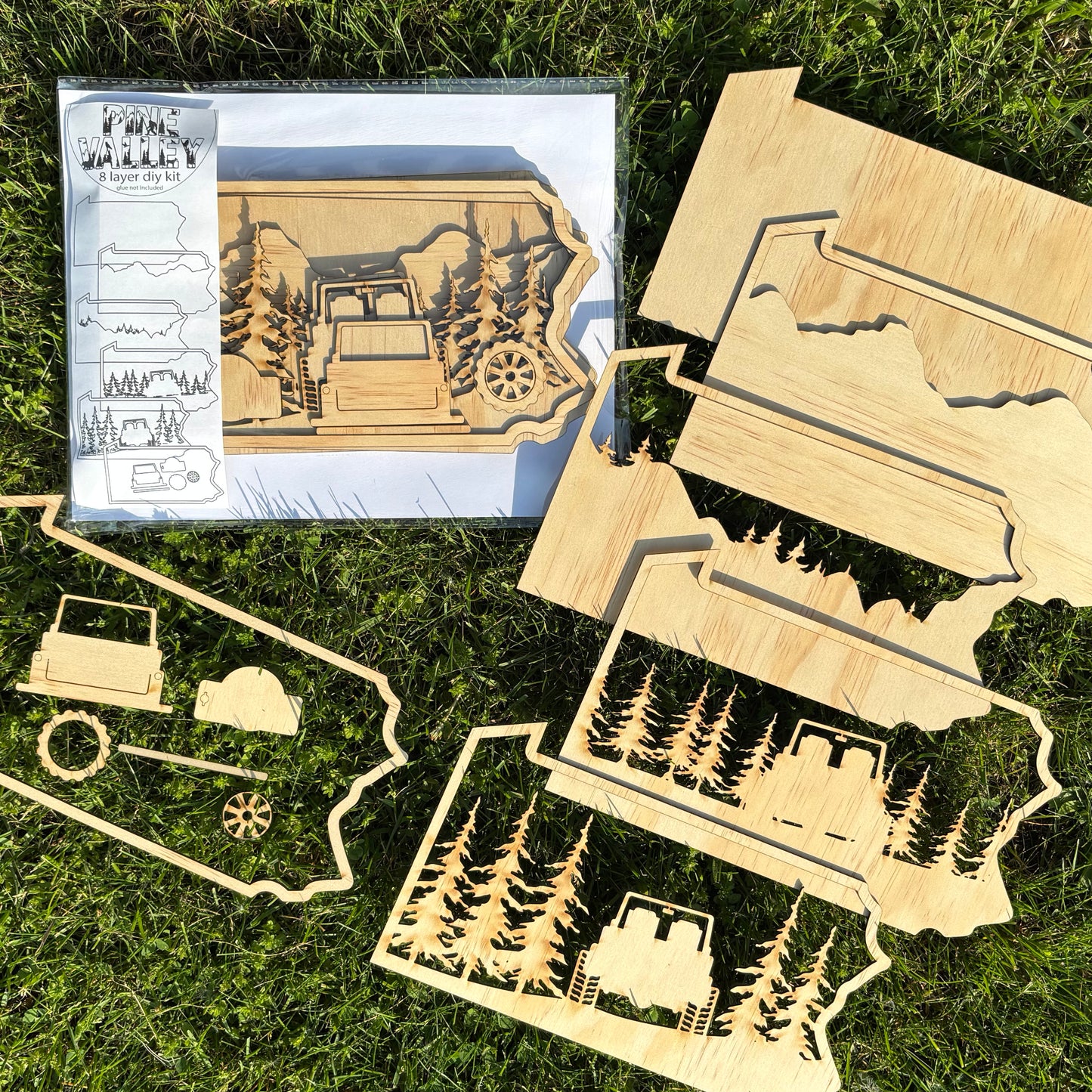 PA Framed Off Road Scene DIY Kit - 10 pack