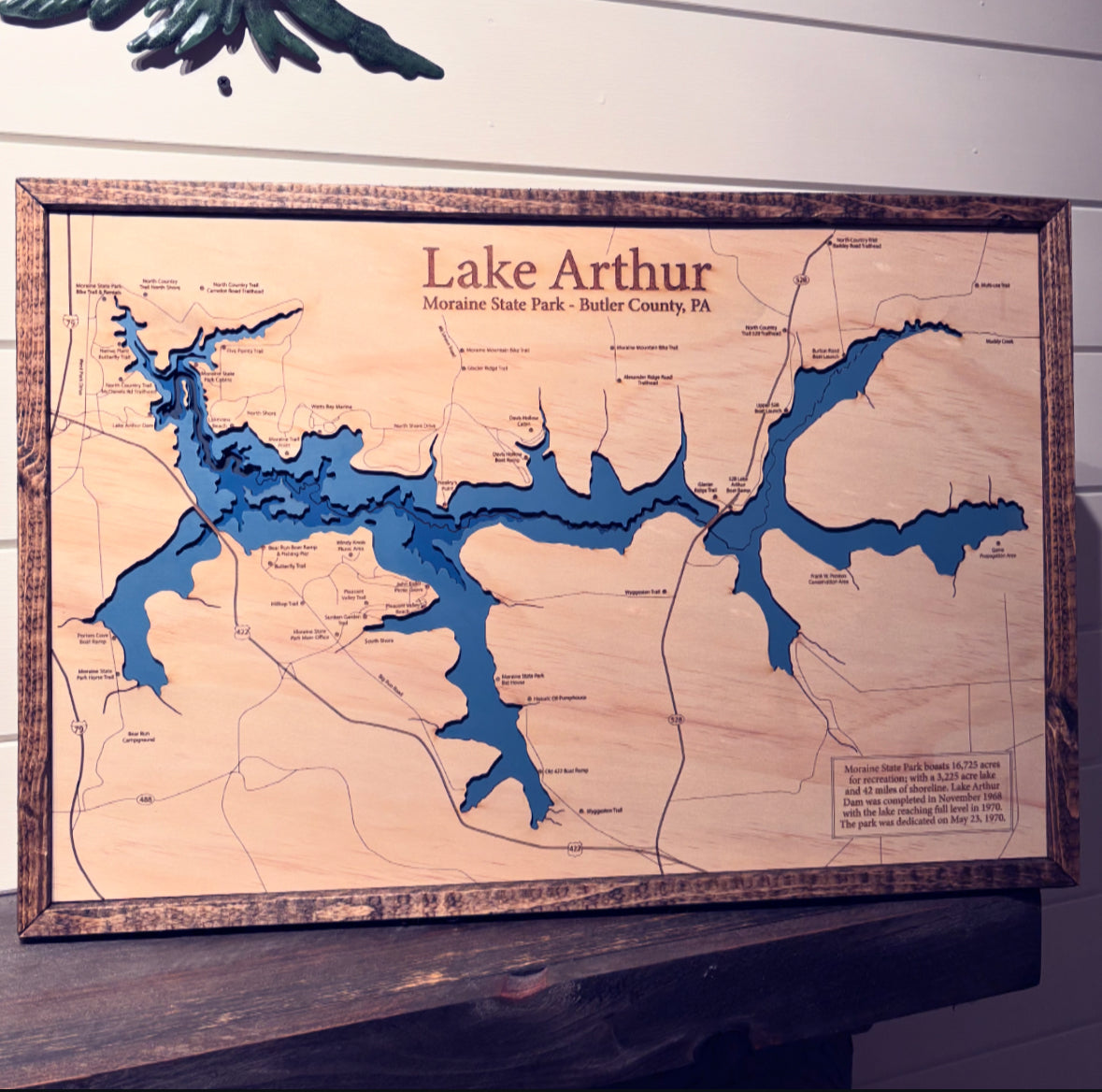 Lake Arthur Map