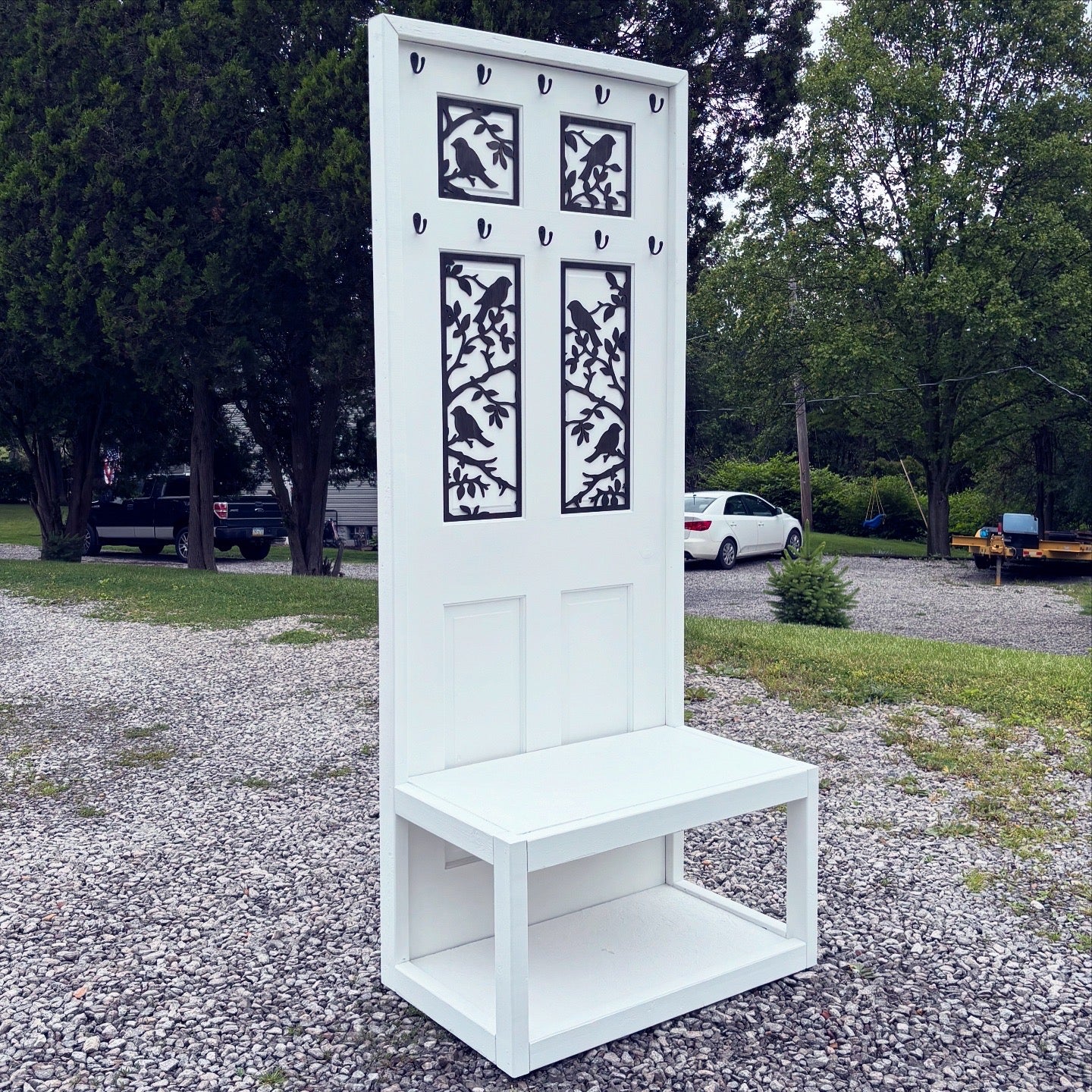 Coat/Hat Rack Bench
