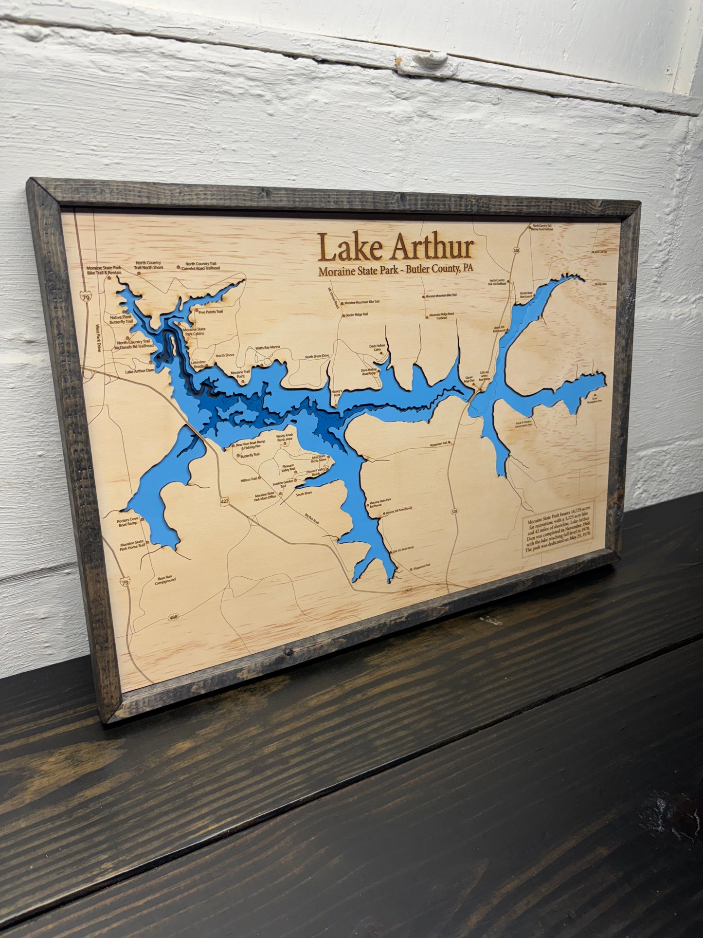 Lake Arthur Map
