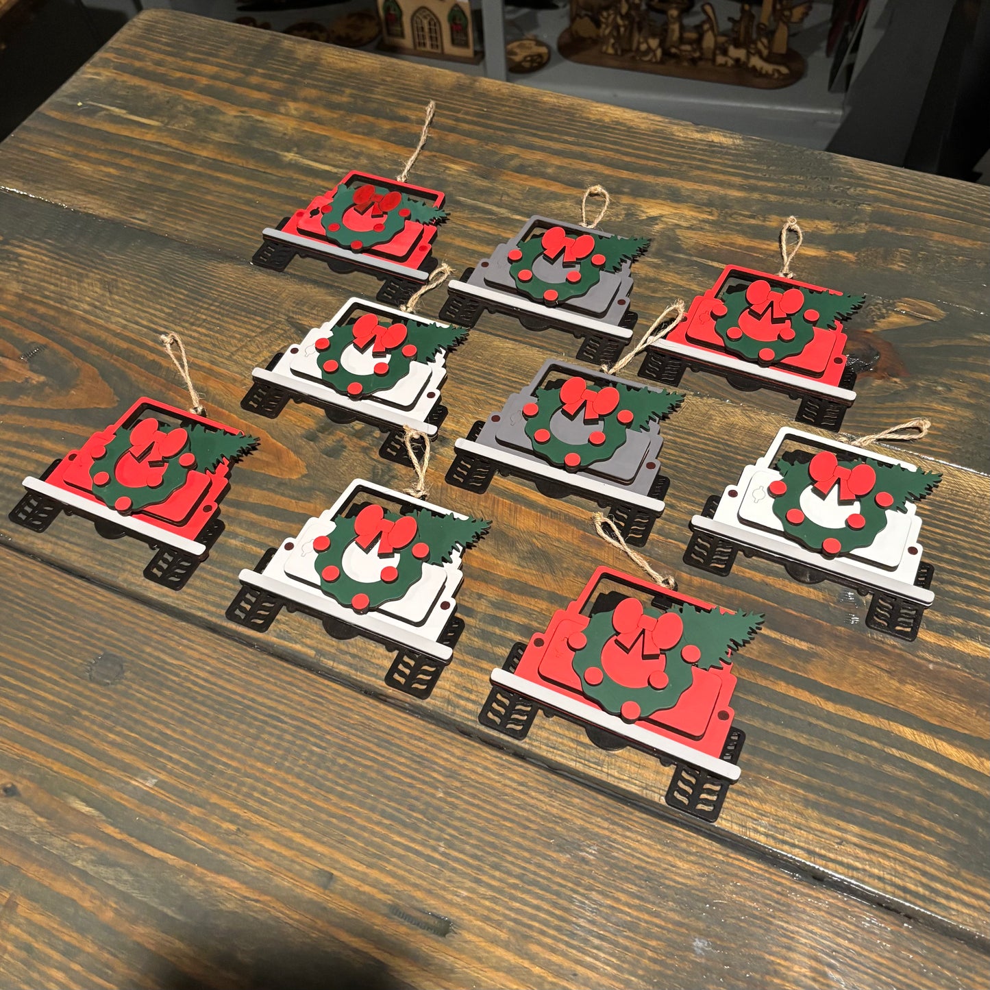 Off Road Ornament Set - 9 pack
