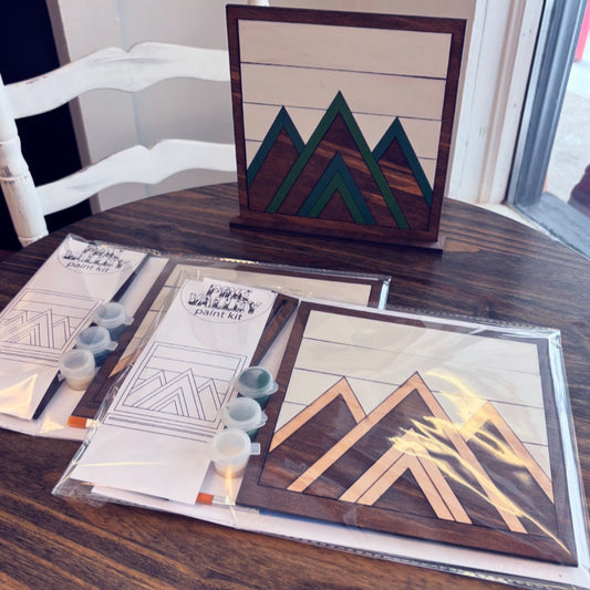 Geometric Mountains Paint Kit - 10 pack