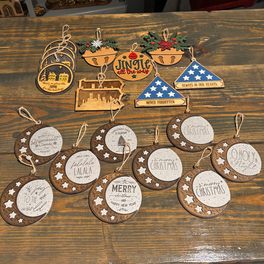 Miscellaneous Ornament Set - 20 pack