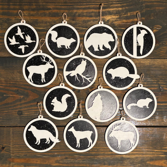 Wildlife Ornament Set - 13 pack