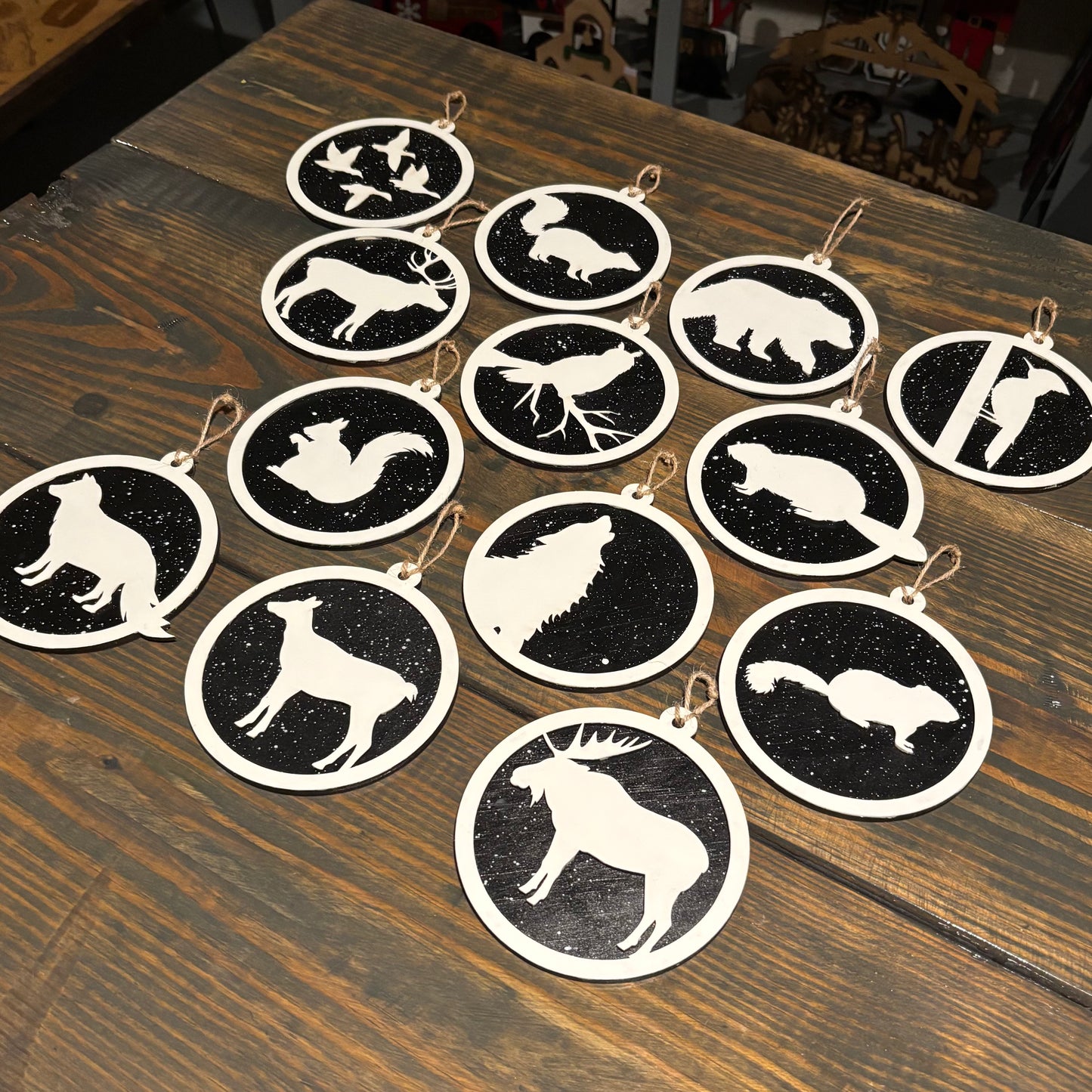 Wildlife Ornament Set - 13 pack