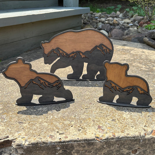Bear Family Shelf Sitters