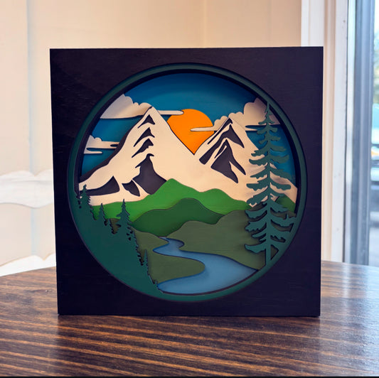 Mini Layer Mountainscape