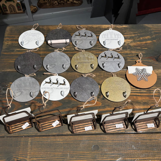 Gift Card / Cash Holder Ornament Set - 18 pack