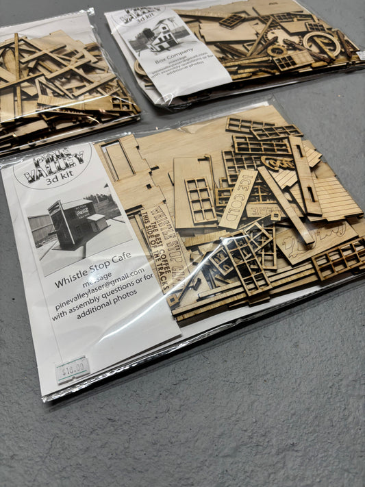 Whistle Stop Cafe 3D Kit