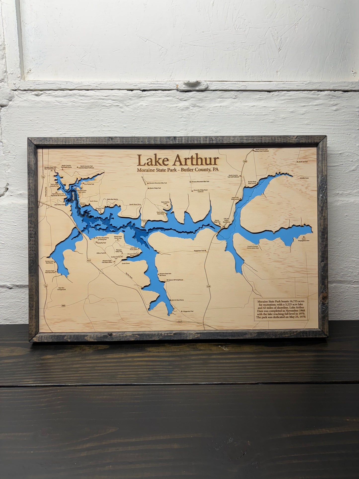 Lake Arthur Map