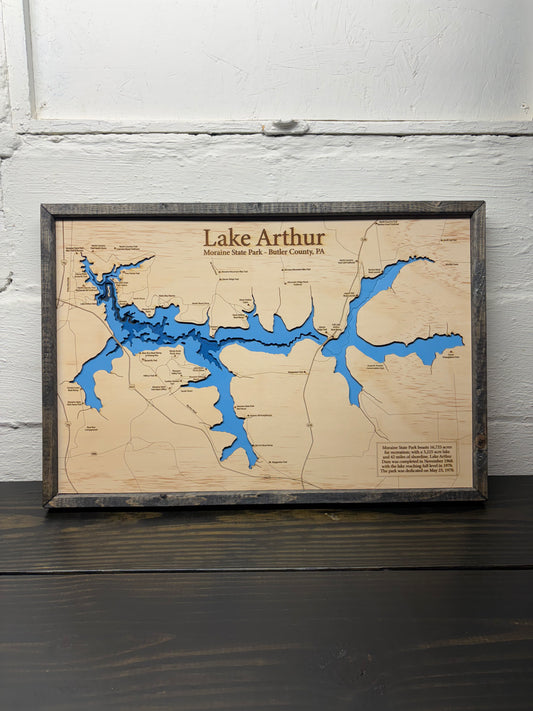 Lake Arthur Map